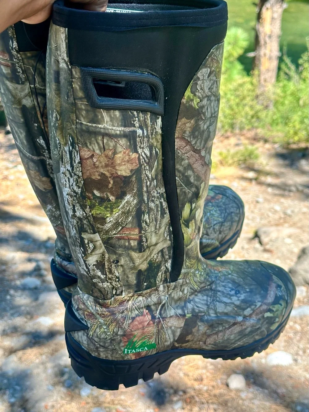 Itasca Realtree Camo Green/Black Waterproof Hunting Boots
